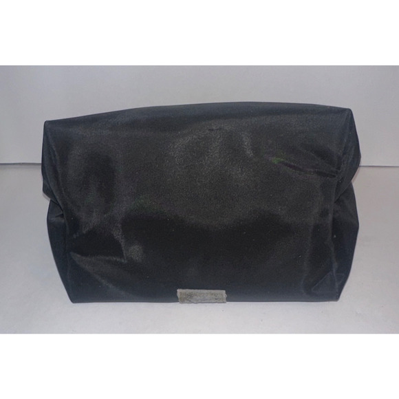 Fendi, Rare, Black Nylon-Pequin Stripes bag Pouch authentic travel cosmetic bag - Picture 8 of 14